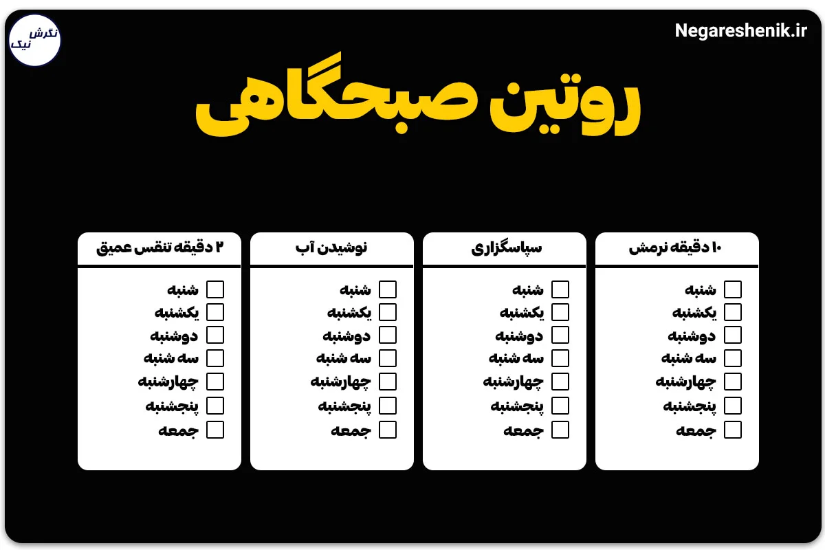 روتین صبحگاهی